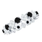 Lab Grown Black and White Diamond Eternity Ring for Women