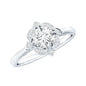 Vintage Inspired Moissanite Engagement Ring With Certificate