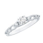 Designer Moissanite Promise Ring for Her