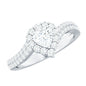 Moissanite Heart Shape Engagement Ring For Women