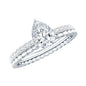 Pear Shape Lab Grown Diamond Solitaire Engagement Ring