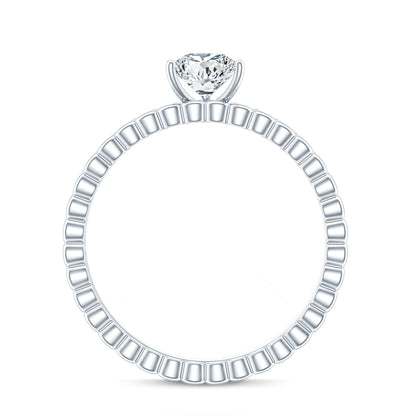 Pear Shape Lab Grown Diamond Solitaire Engagement Ring