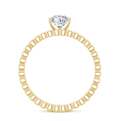 Pear Shape Lab Grown Diamond Solitaire Engagement Ring