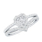 Heart Shape Lab Grown Diamond Bridal Ring Set