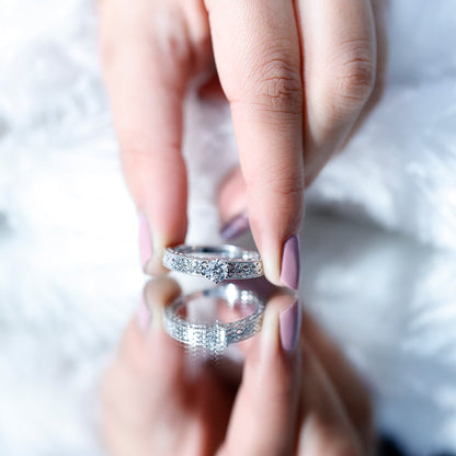 Vintage Inspired Solitaire Lab Grown Diamond Filigree Ring