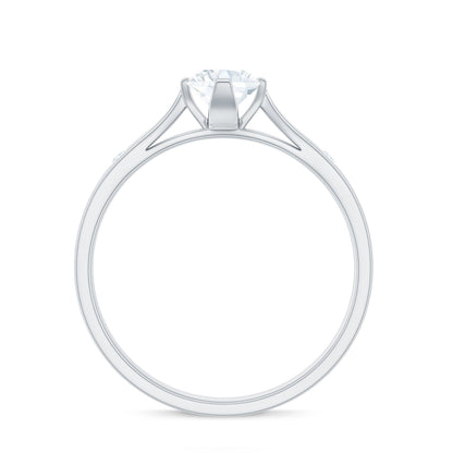 Lab Grown Diamond Solitaire Promise Ring
