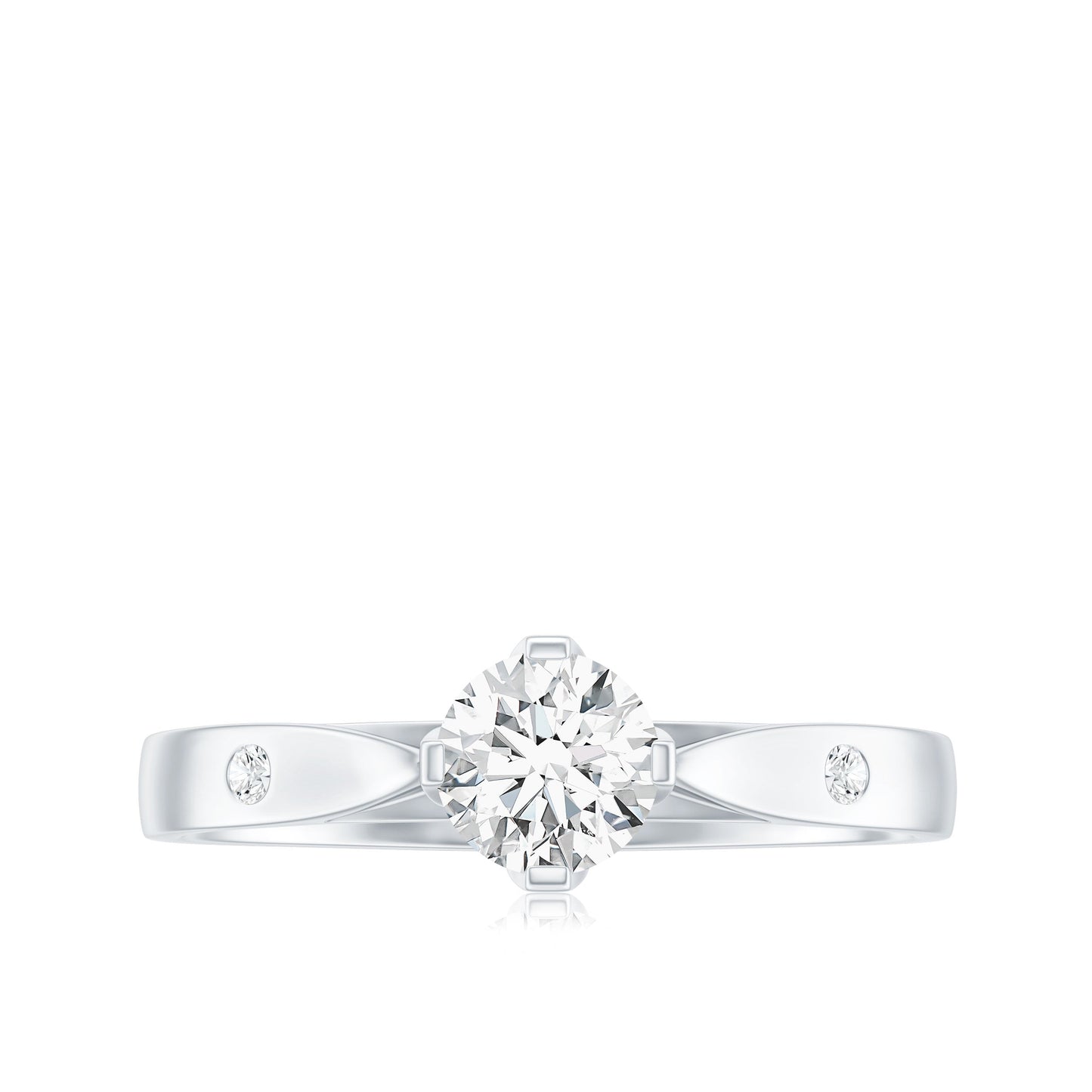 Lab Grown Diamond Solitaire Promise Ring