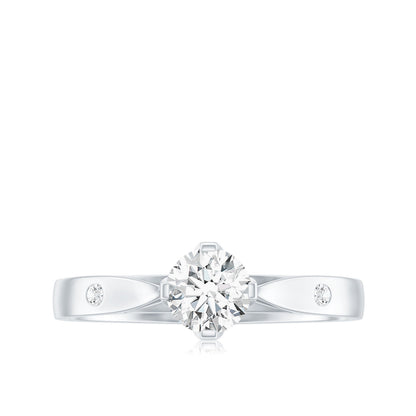 Lab Grown Diamond Solitaire Promise Ring