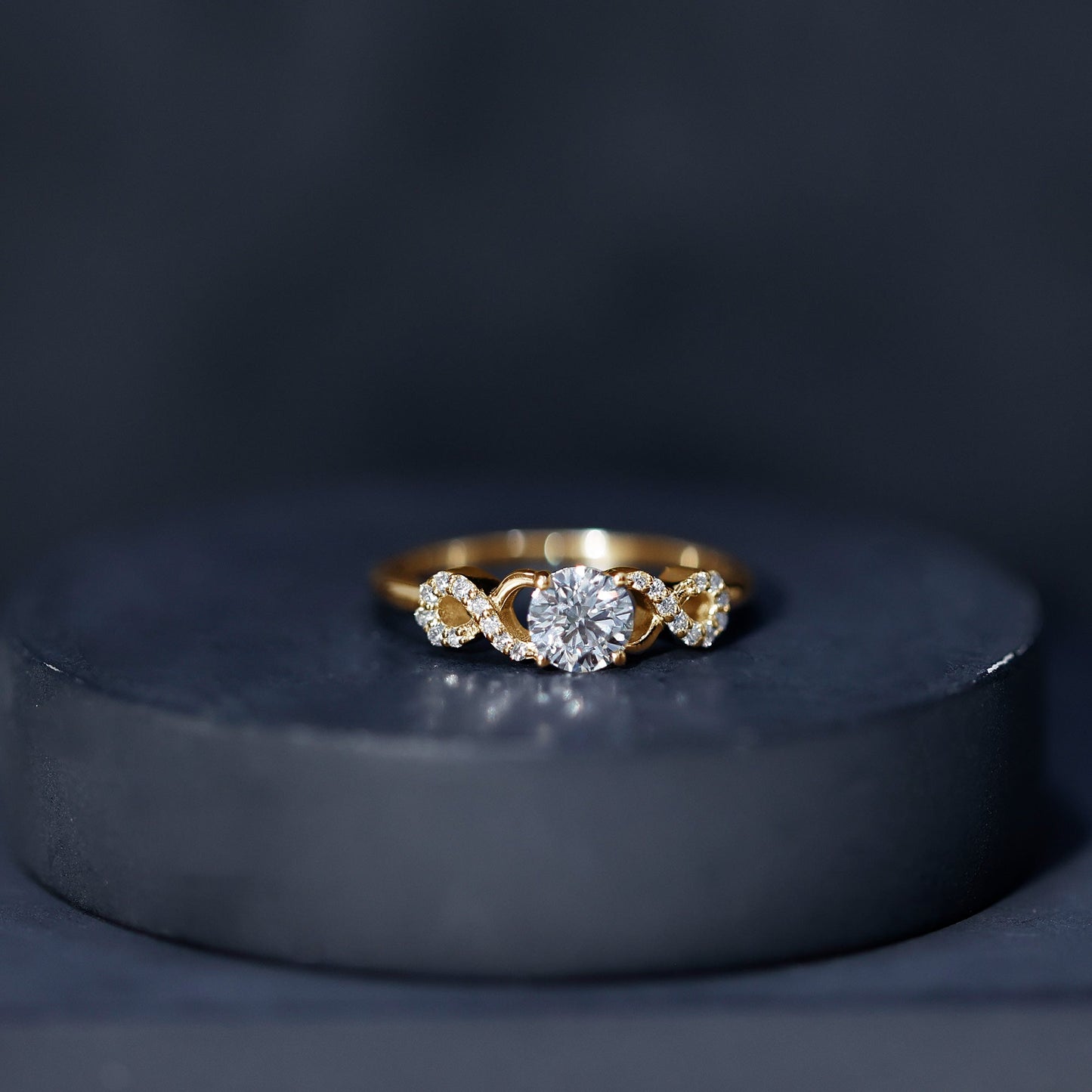 Lab Grown Diamond Criss Cross Promise Ring