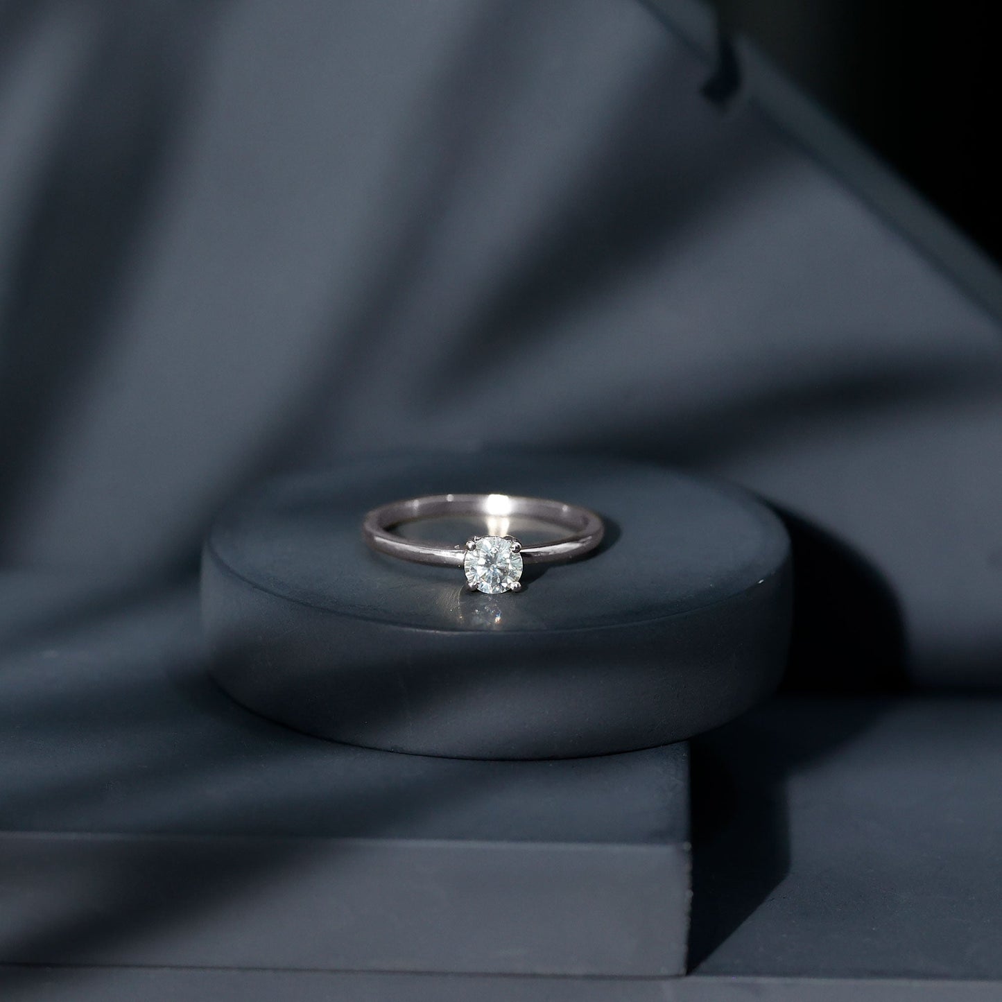 Brilliant Cut Lab Grown Diamond Solitaire Promise Ring