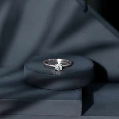 Brilliant Cut Lab Grown Diamond Solitaire Promise Ring