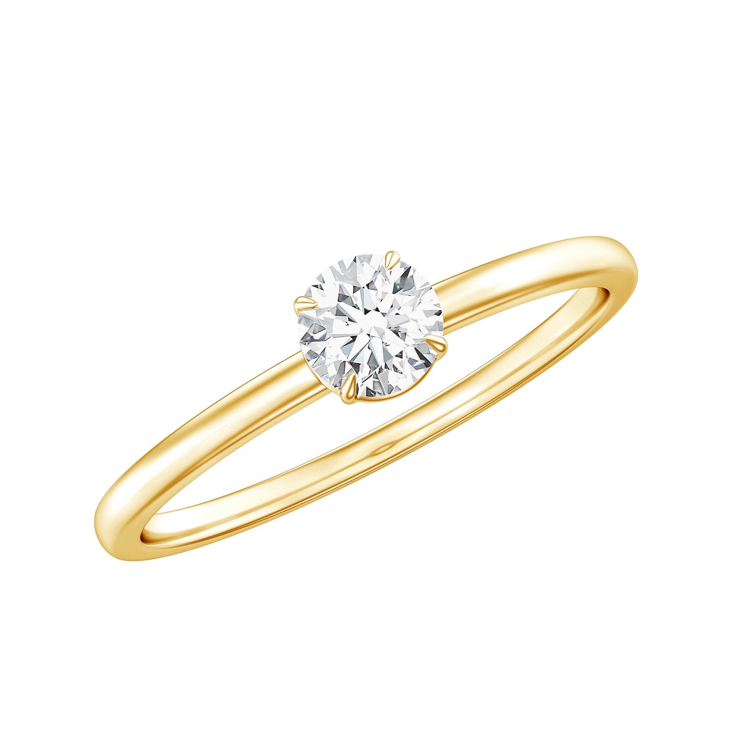 Brilliant Cut Lab Grown Diamond Solitaire Promise Ring