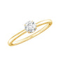 Brilliant Cut Lab Grown Diamond Solitaire Promise Ring
