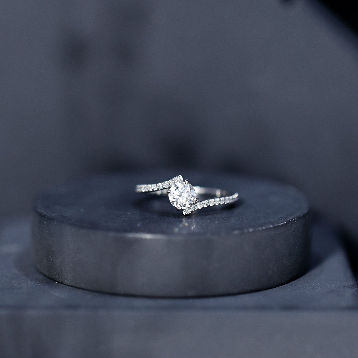 Lab Grown Diamond Solitaire Promise Engagement Ring