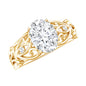 Antique Style Lab Grown Diamond Solitaire Engagement Ring