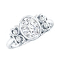 Classic Oval Lab Grown Diamond Solitaire Engagement Ring