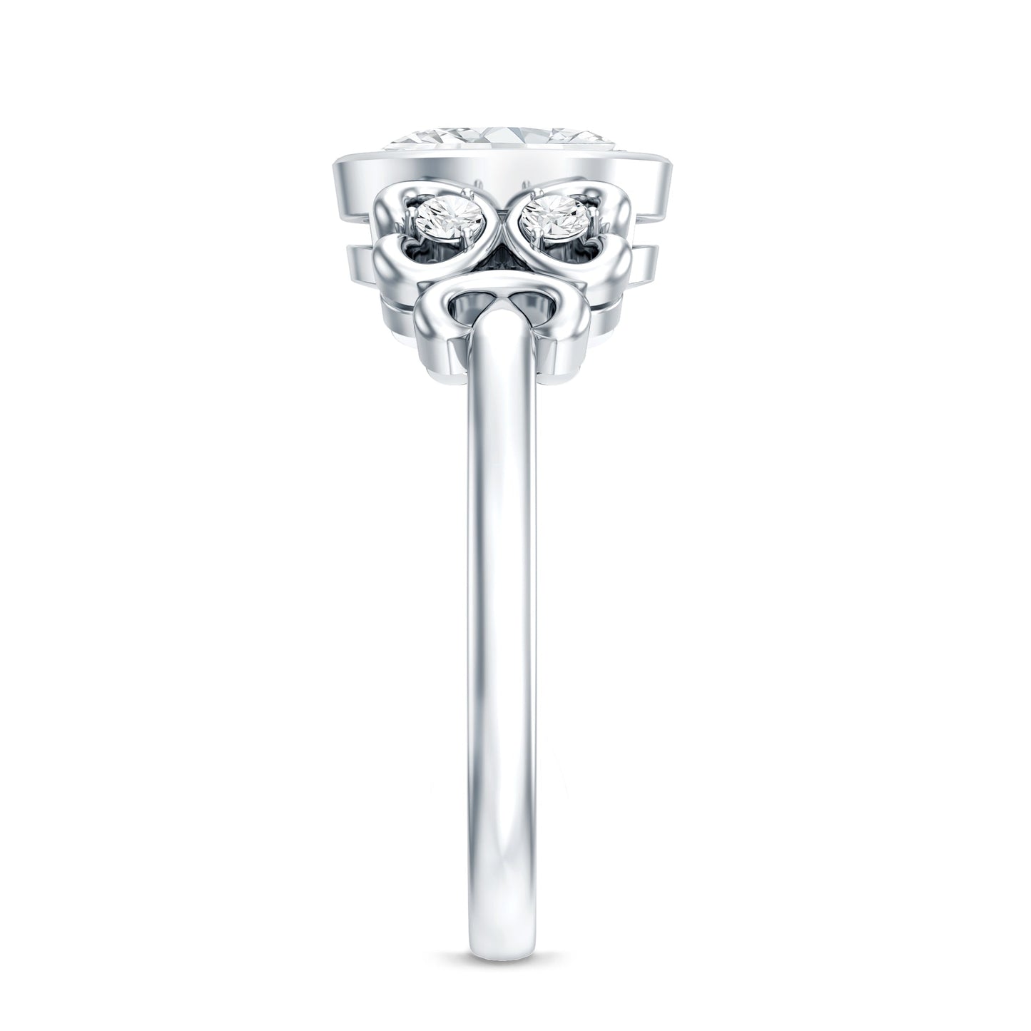 Classic Oval Lab Grown Diamond Solitaire Engagement Ring