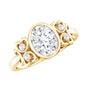 Classic Oval Lab Grown Diamond Solitaire Engagement Ring