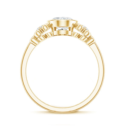 Classic Oval Lab Grown Diamond Solitaire Engagement Ring