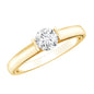 Minimal Lab Grown Diamond Solitaire Ring