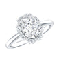 Womens 3.5 Carat Moissanite Vintage Style Engagement Ring