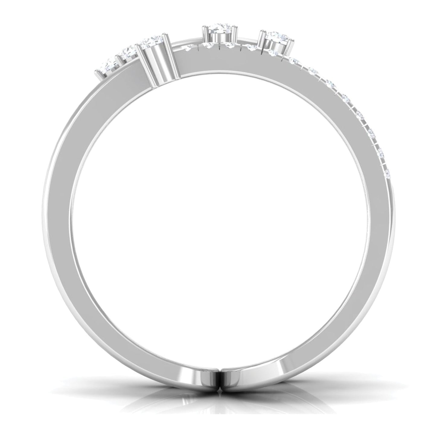 Certified Diamond Cocktail Wrap Ring