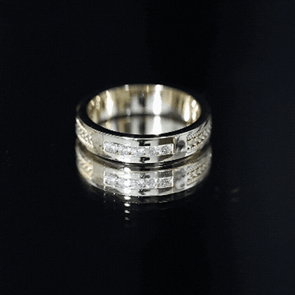 Lab Grown Diamond Mens Wedding Band Ring