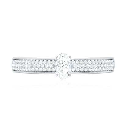 Oval Cut Diamond Classic Engagement Ring