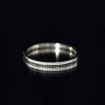 Certified Natural Diamond Stackable Wedding Ring