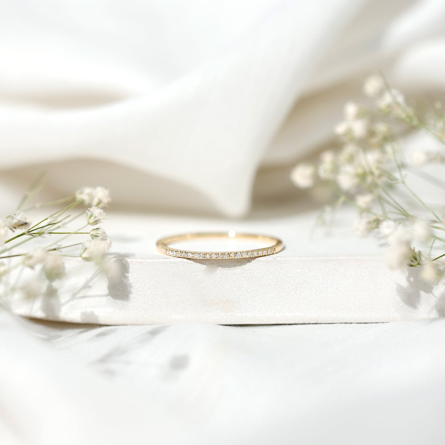 Certified Natural Diamond Stackable Wedding Ring