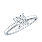 1 CT Princess Cut Moissanite Solitaire Ring for Women