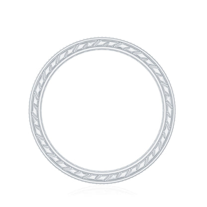 Certified Princess Cut Lab Grown Diamond Eternity Wedding Band