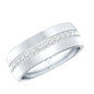 Certified Diamond Wide Wedding Band Ring