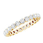 Prong Set Moissanite Eternity Wedding Band Ring for Women