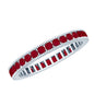 Natural Ruby Eternity Ring for Anniversary