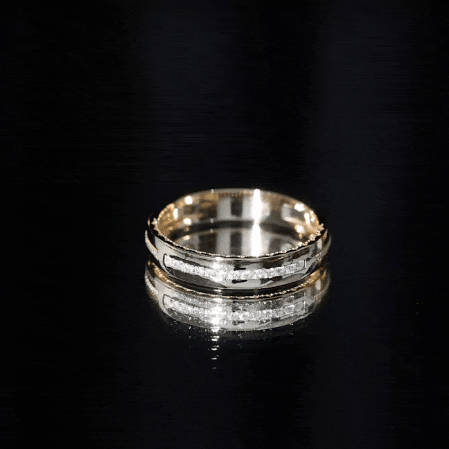 Brilliant Cut Moissanite Wedding Band
