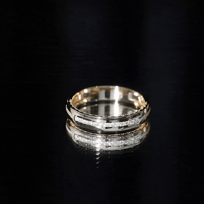 Brilliant Cut Moissanite Wedding Band