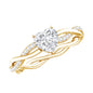 Heart Shape Moissanite Solitaire Promise Ring