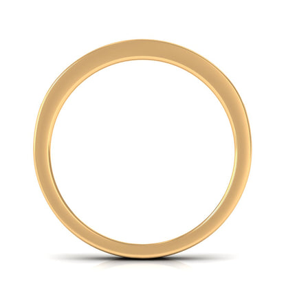 Channel Set Diamond Half Eternity Band Ring