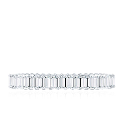 Baguette Cut Diamond Eternity Wedding Band Ring