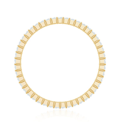 Baguette Cut Diamond Eternity Wedding Band Ring