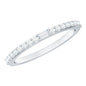 Real Diamond Half Eternity Ring