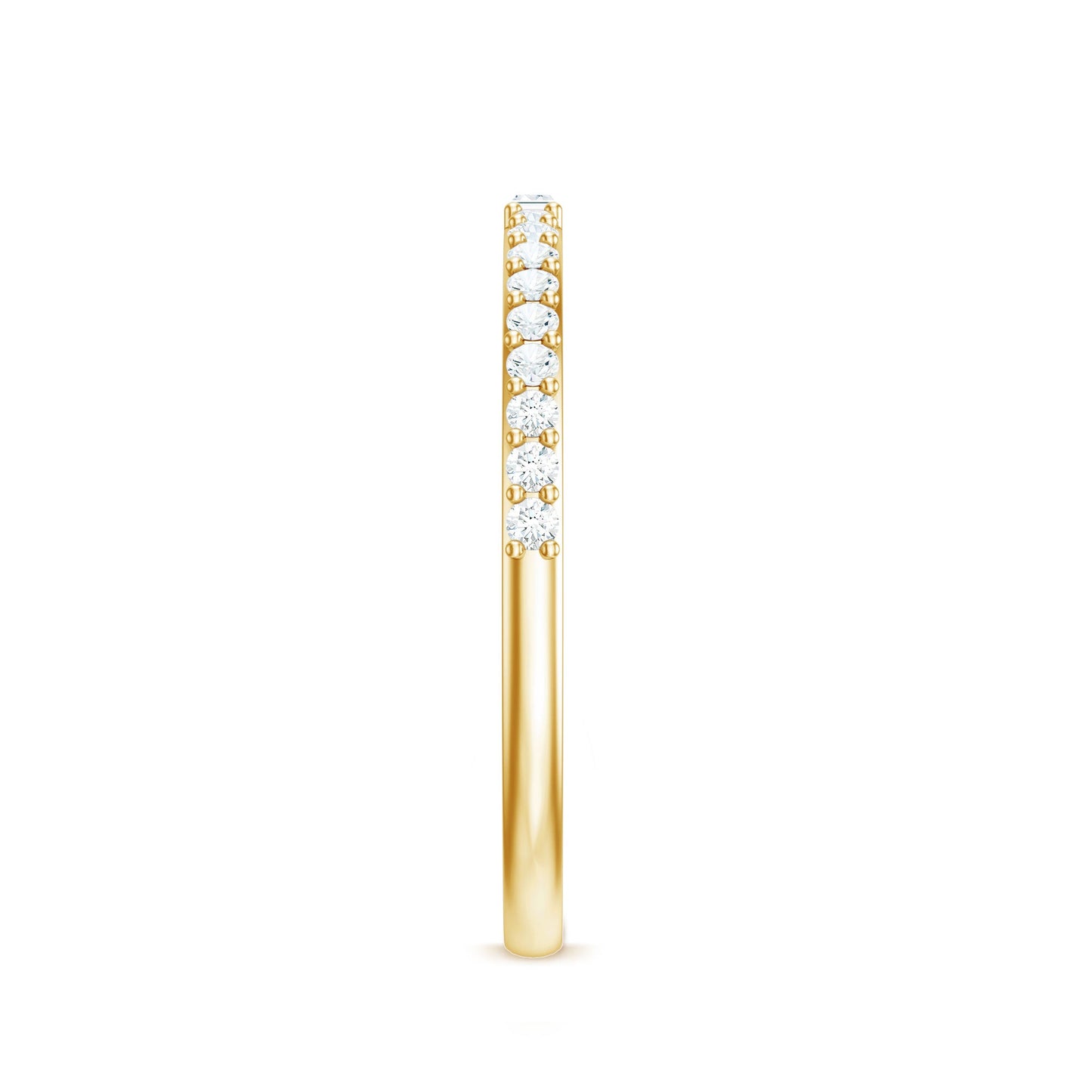 Real Diamond Half Eternity Ring
