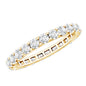 Brilliant Cut Round Moissanite Eternity Anniversary Band
