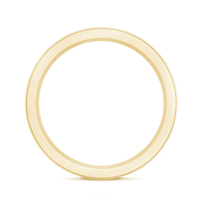 Channel Set Lab Grown Blue Sapphire Wide Eternity Band Ring