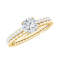 1.7 Carat Certified Cushion Cut Moissanite Solitaire Engagement Ring