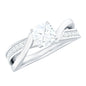 Cushion Cut Solitaire Moissanite Infinity Engagement Ring