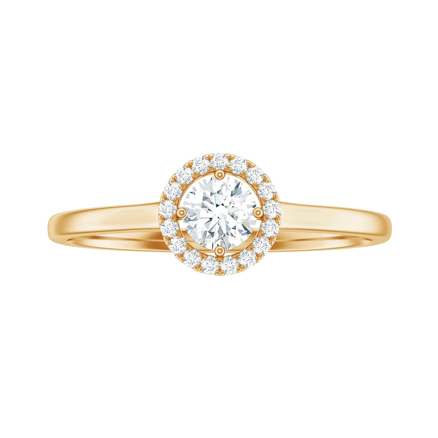 Natural 0.25 Carat Diamond Promise Ring with Certificate