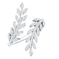 Certified Moissanite Leaf Wrap Ring for Women