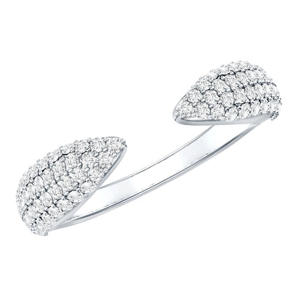 Certified Pave Set Moissanite Ring Enhancer